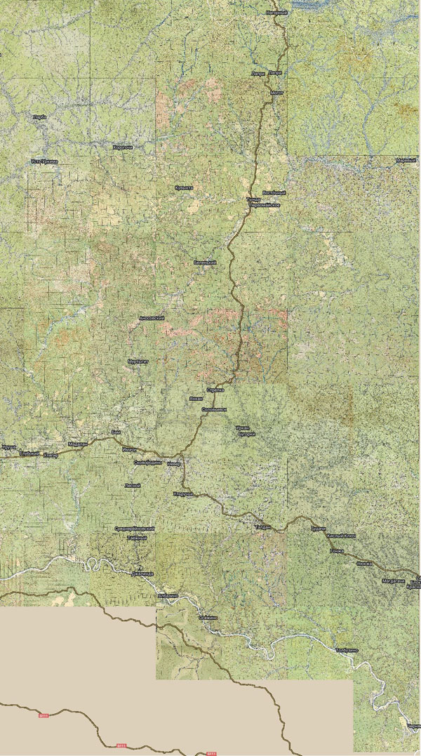 Территория охвата карты