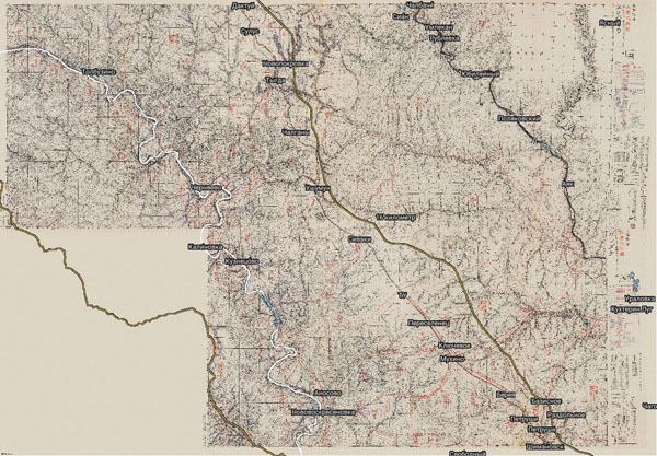 Территория охвата карты