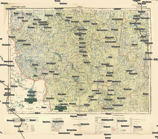 Территория охвата карты