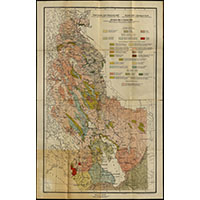 Геологическая карта Карелии 1934 года