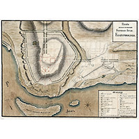 Проектный план Екатеринослава 1792 года
