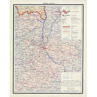 Карта Киевской области 1956 года