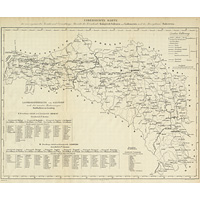 Административная карта королевства Галиции, Лодомерии и Буковины 1855 года