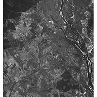 Спутниковая карта Киева 1966 года