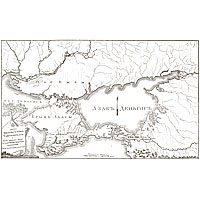 Карта Полуострова Таврического, с означением Татарских наименований мест