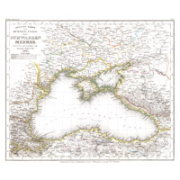 Карта Черного моря из атласа Майера