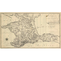 Карта Крыма 1784 года