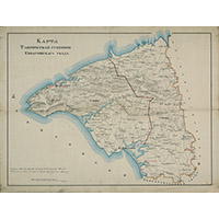 Карта Евпаторийского уезда 1838 года