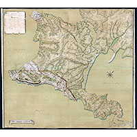 Карта полуострова Крым 1779 года