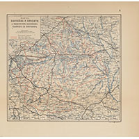 Карта бассейна реки Припяти 1874 г.