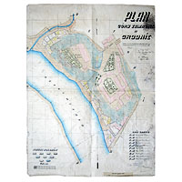 План Замковой горы в Гродно 1924 года
