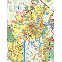 Карта Гомеля 1992 года