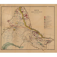 Карта Семипалатинской области 1914 года