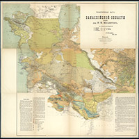 Геологическая карта Закаспийской области 1900 г.