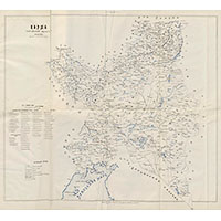 Карта Тургайской области 1914 года
