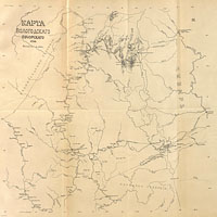 Карта Вологодского Печорского края 1909 г.