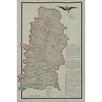 Карта Краснослободского уезда 1800 года