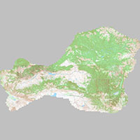 Топографическая карта Тувы