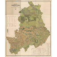 Карта Глазовского уезда Вятской губернии 1888 года