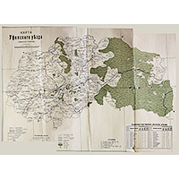 Карта Уфимского уезда Уфимской губернии 1914 г.