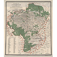 Карта Автономной Чувашской области 1923 года