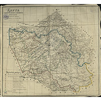 Карта кооперативного строительства на Алтае 1920 г.
