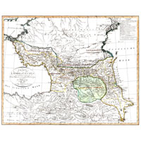 Карта Кавказских земель 1808 года