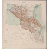 Английская карта Кавказа 1906 года
