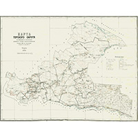 Карта Терского округа 1928 года