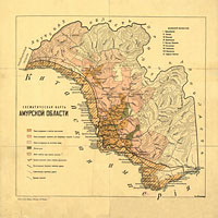 Карта Амурской области 1902 года