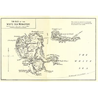 Карта Соловецких островов 1893 года