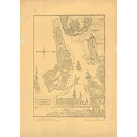 Карта Анзерского острова 1850 года