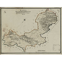 Карта Гороховецкого уезда Владимирской губернии 1808 г.