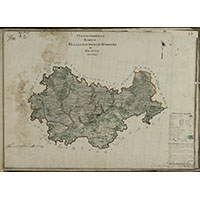 Статистическая карта Владимирской округи 1815 года