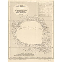 Карта Белого озера 1870 года