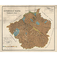 Почвенная карта Грязовецкого уезда 1890 года