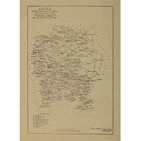 Карта Кинешемского уезда Иваново-Вознесенской губернии 1920 г.