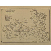Карта Юрьевецкого уезда Иваново-Вознесенской губернии 1920 г.