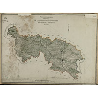 Статистическая карта Шуйской округи 1815 года