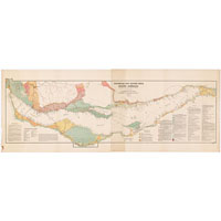 Геологическая карта береговой полосы озера Байкала 1880 г.