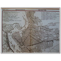 Карта Иркутска 1900 года
