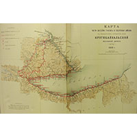 Карта Кругобайкальской железной дороги 1906 г.