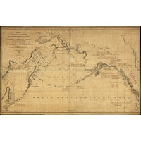 Карта Охотского моря 1802 года