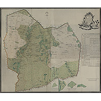 Карта Курганского уезда из атласа Тобольской губернии 1798 года