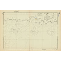 Японская карта северного побережья Охотского моря 1934 года