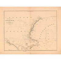 Карта 1828 г. части Северного океана: Баренцево и Карское моря