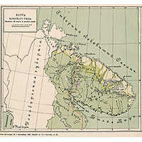 Карта Кольского уезда 1894 года