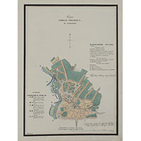 Межевая карта города Арзамаса конца XVIII века