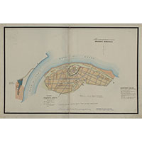 Прожектированный план города Нижнего Новгорода 1800 года