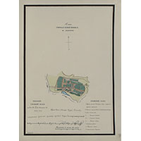 Межевая карта города Княгинино конца XVIII века